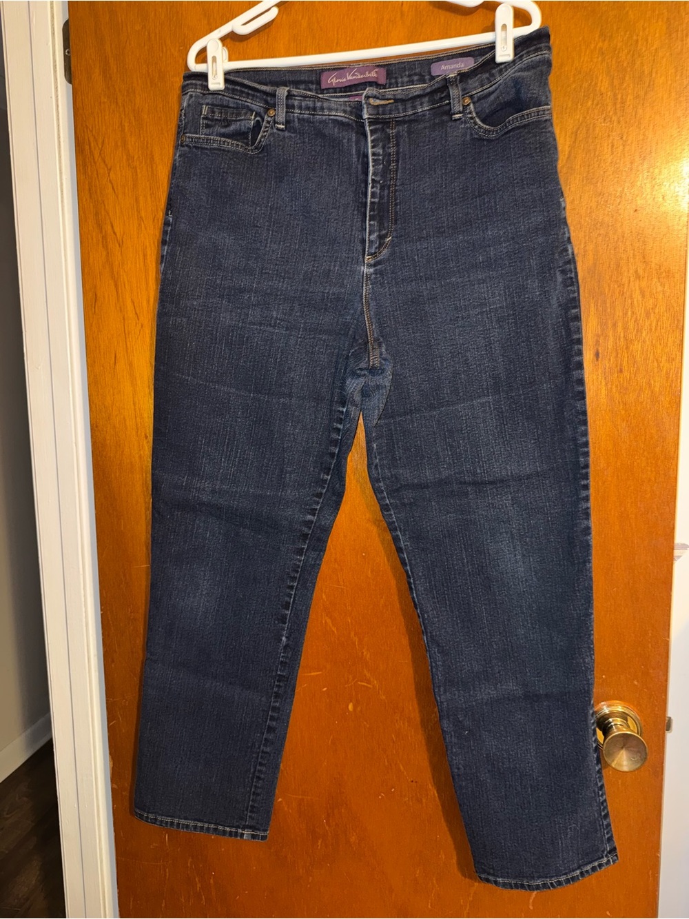 Gloria Vanderbilt Indigo Straight-Leg Jeans